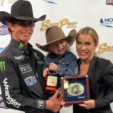 Lexie Wiggly ex-husband J.B. Mauney with his current wife Samantha Lyne and son Jagger